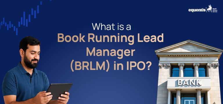 What is a Book Running Lead Manager (BRLM) in an IPO?