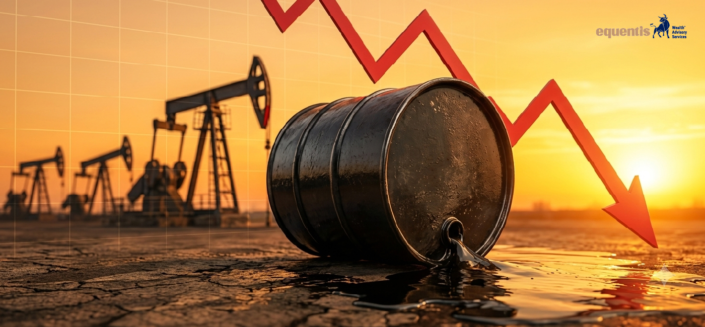 Crude Oil Falls After 5% Weekly Rise: What It Means for India