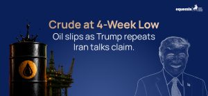 Crude at 4-Week Low: Why Oil Prices Slipped as Trump Repeated Iran Talks Claim