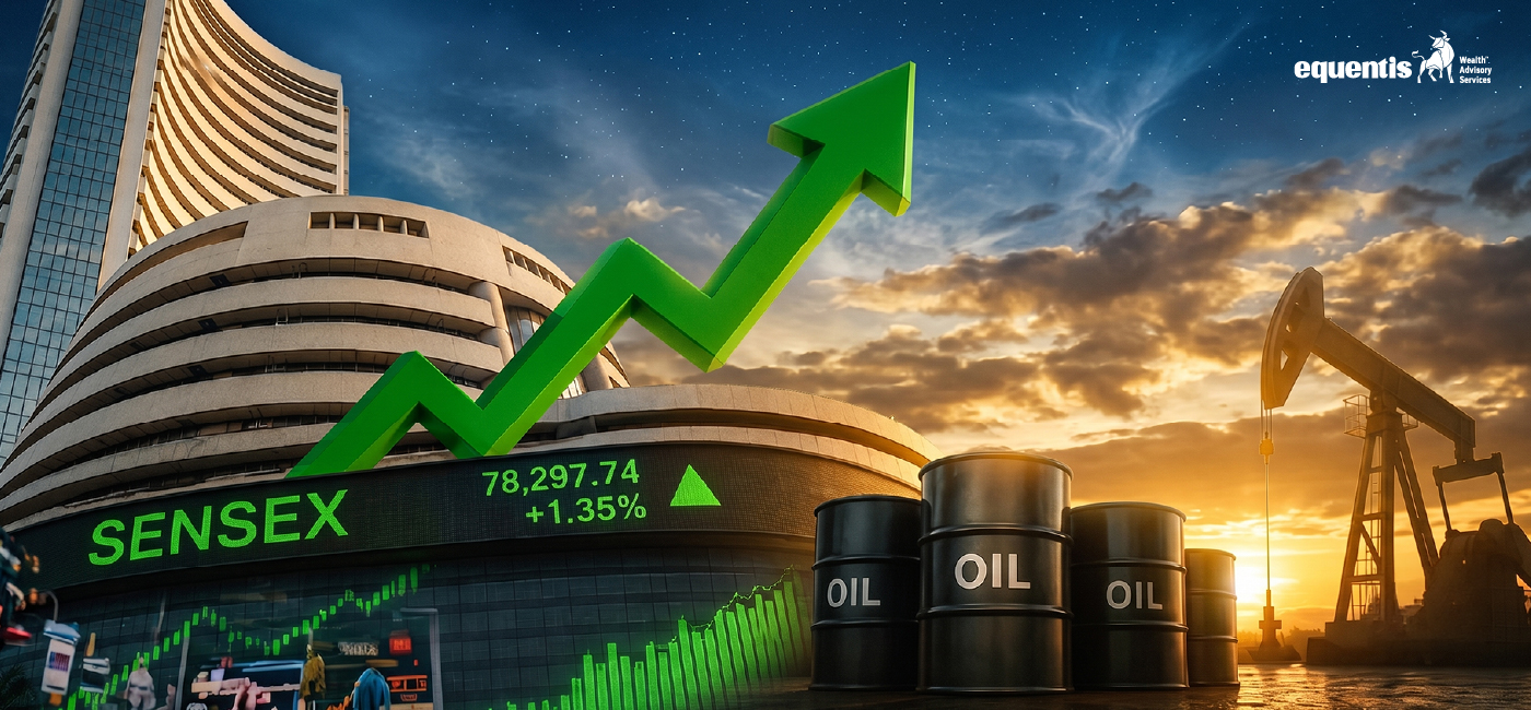 Sensex Rises as Oil Prices Fall