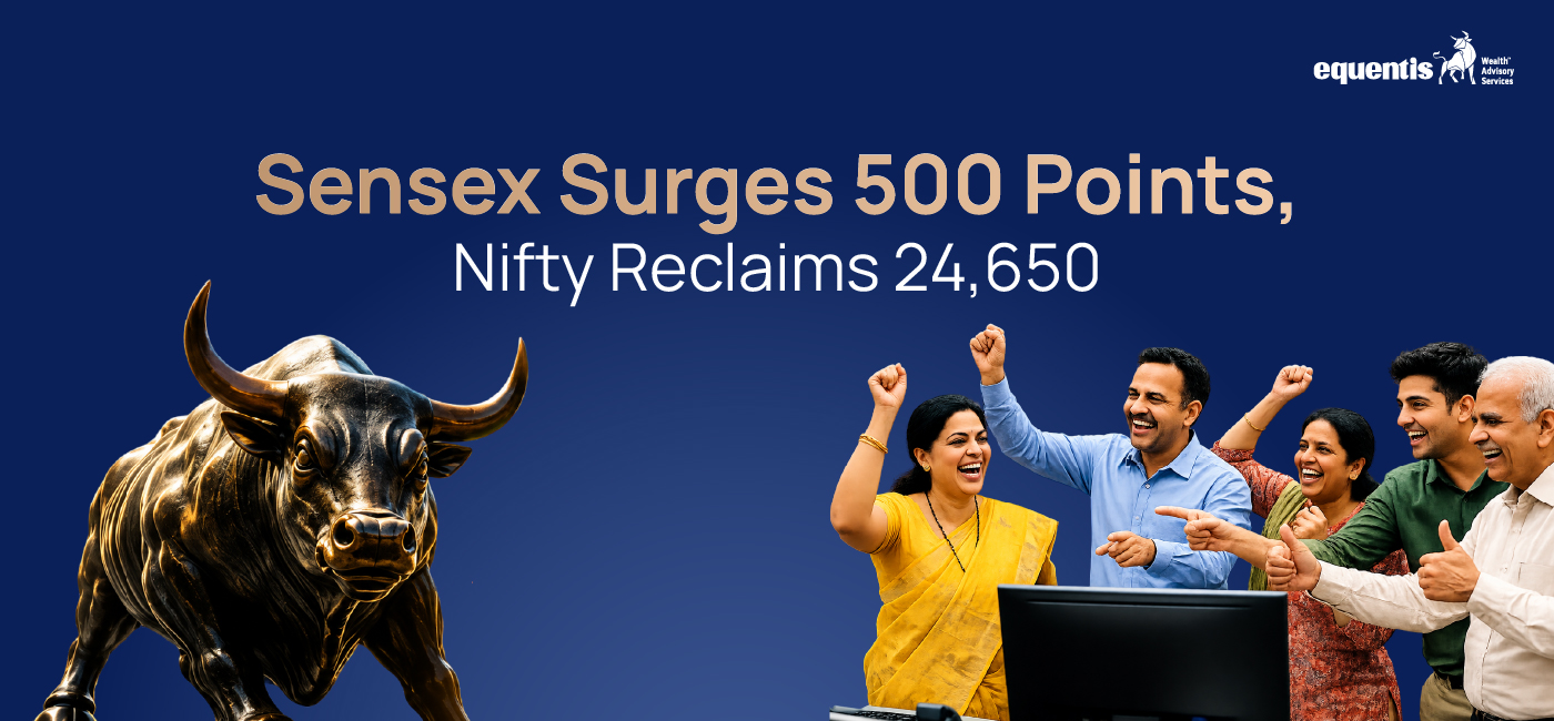 Sensex Surges 500 Points, Nifty Reclaims 24,650: What Is Driving the Market Rally?