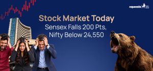 Stock Market Today: Sensex Falls 200 Points, Nifty Below 24,550