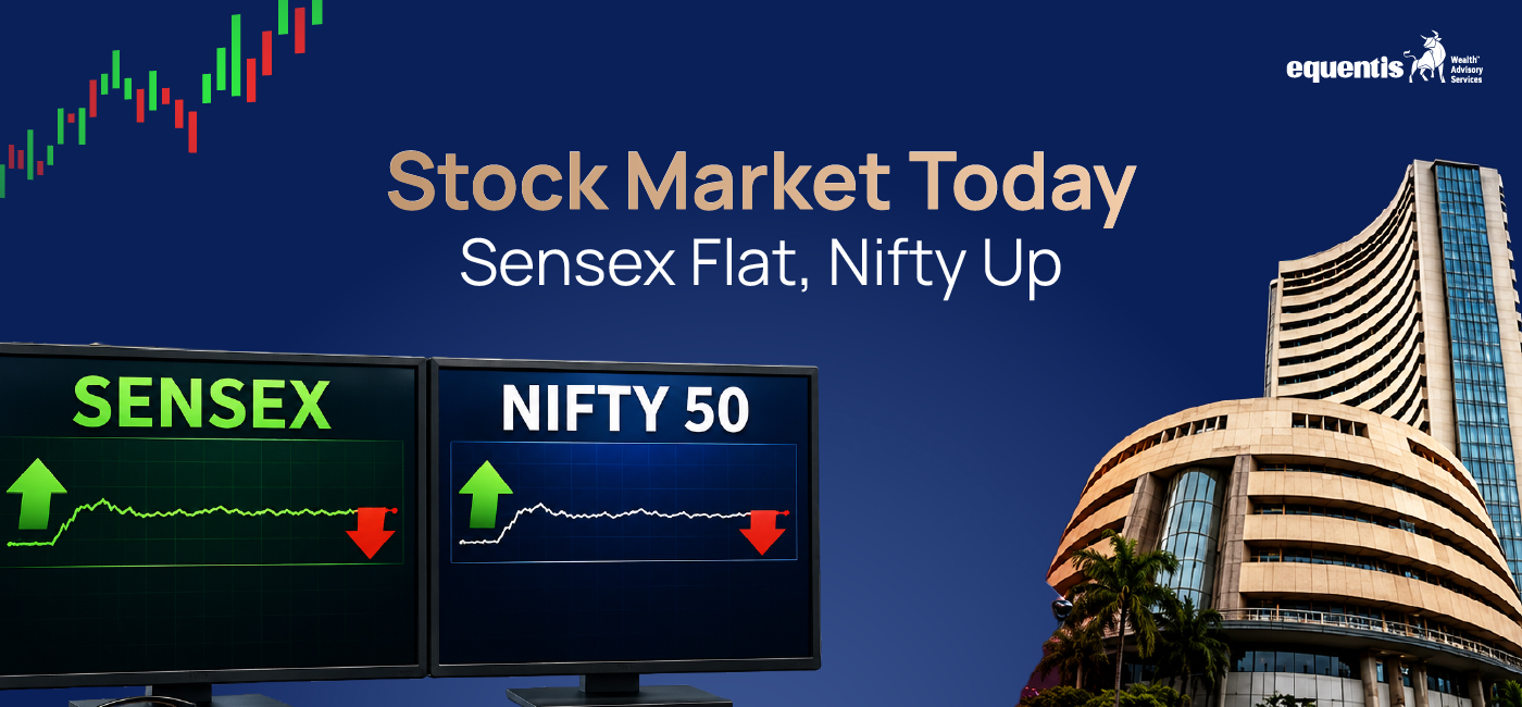 Stock Market Today: Sensex Flat, Nifty Up