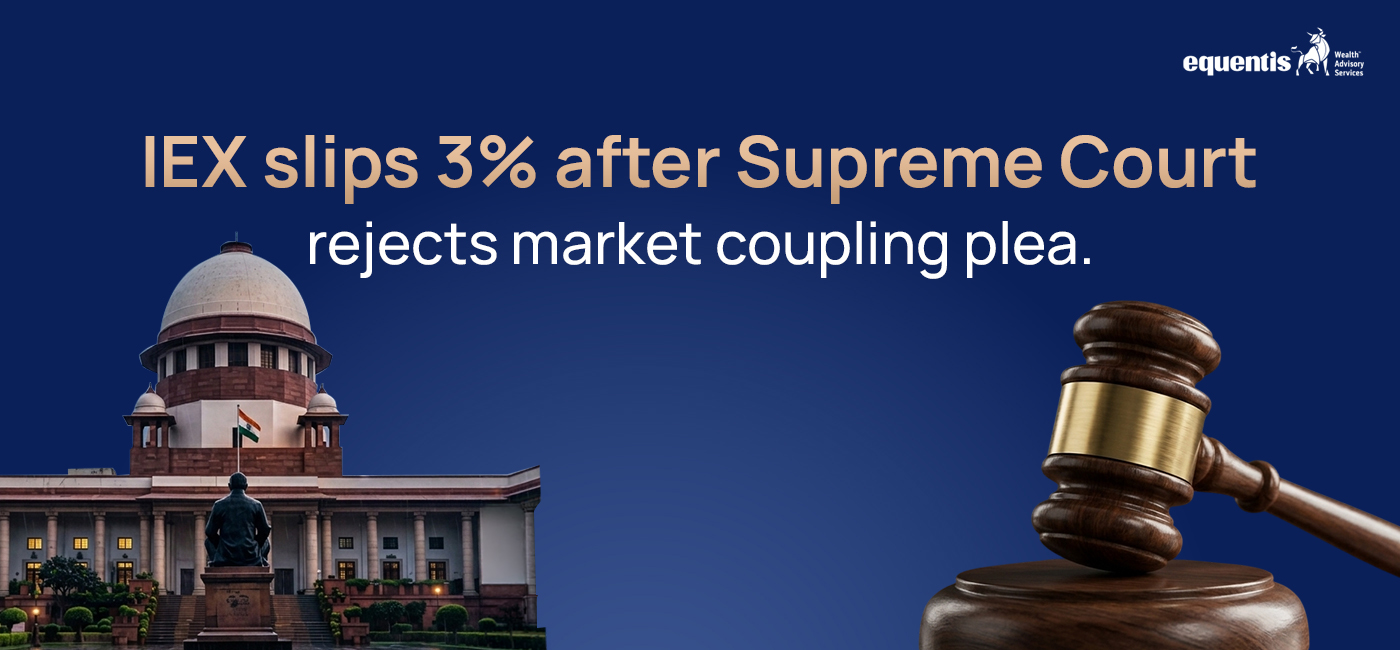 IEX Slips 3% After Supreme Court Rejects Market Coupling Plea: What It Means for India’s Power Exchange Market