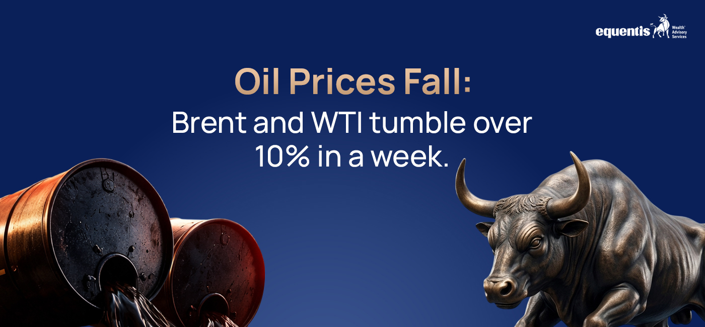 Oil Prices Fall: Why Brent and WTI Crude Tumbled Over 10% in a Week
