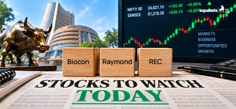 Stocks to Watch: Biocon, Raymond, REC, Piramal Finance in Focus Today