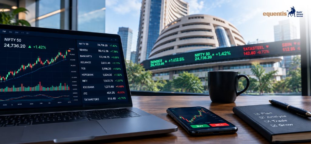 Stock Market Today: Sensex Jumps Nearly 400 Points, Nifty Above 23,000; IT and PSU Bank Stocks Lead Gains